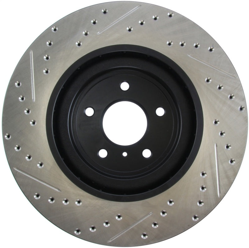 StopTech Infiniti G37 / Nissan 370Z SportStop Slotted & Drilled Front Left Rotor-thumbmail-3