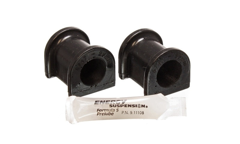 Energy Suspension 03-05 Mitsubishi Lancer EVO 8 Black 22mm Rear Sway Bar Bushings-thumbmail-2