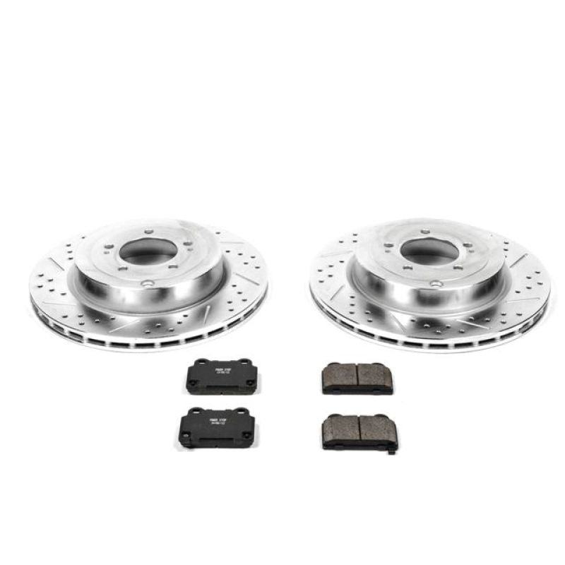 Power Stop 08-15 Mitsubishi Lancer Rear Z23 Evolution Sport Brake Kit-thumbmail-1