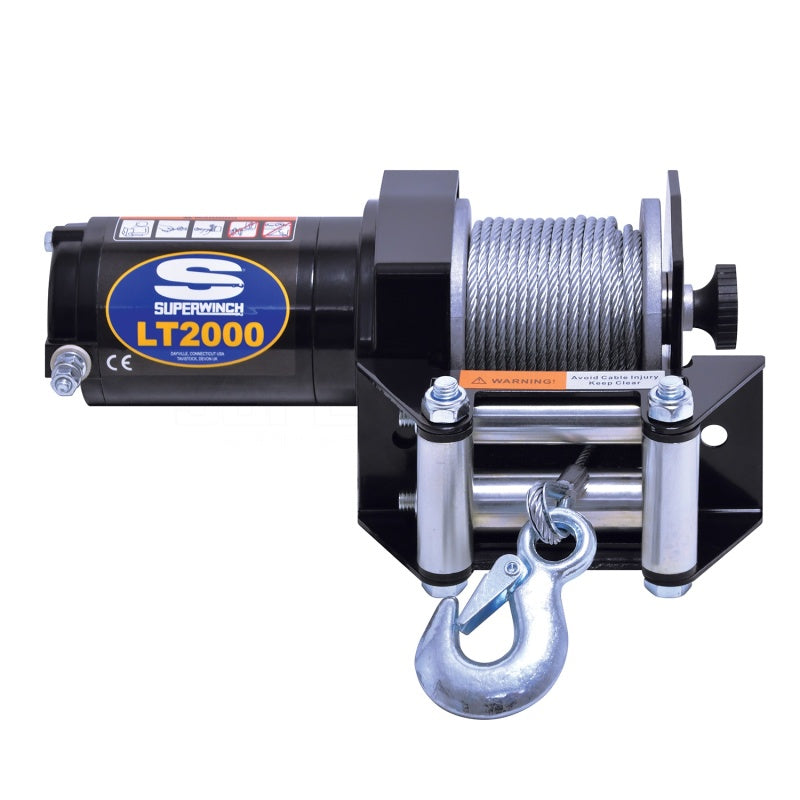 Superwinch 2000 LBS 12V DC 5/32in x 49ft Steel Rope LT2000 Winch-thumbmail-2