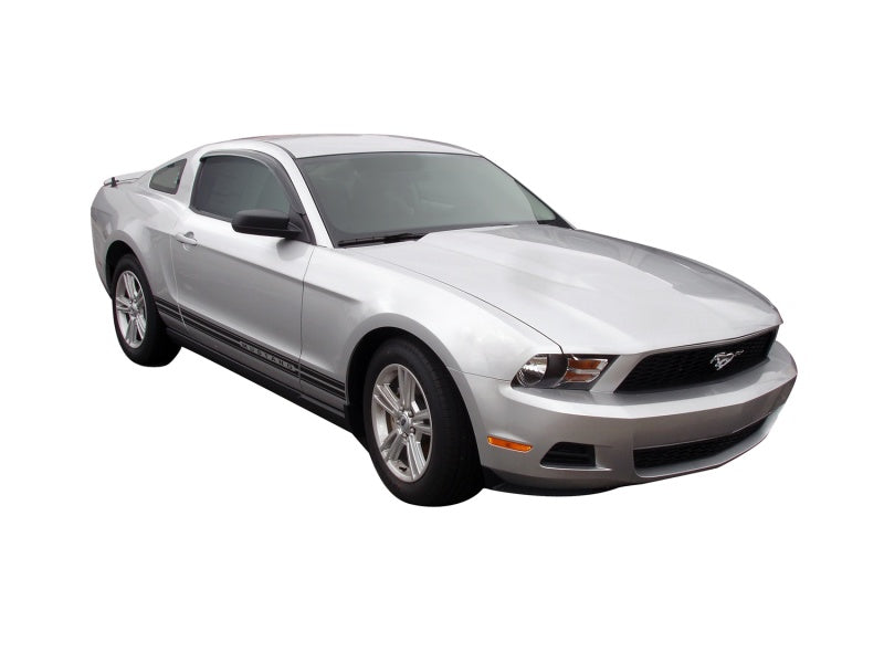 AVS 12-14 Ford Mustang Ventvisor Outside Mount Window Deflectors 2pc - Smoke-thumbmail-6