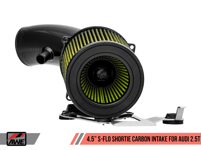 AWE Tuning Audi RS3 / TT RS S-FLO Shortie Carbon Fiber Intake-thumbmail-2