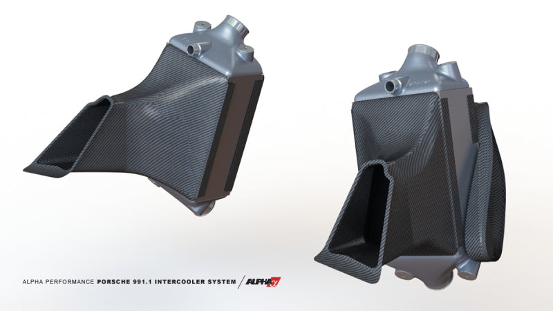 AMS Performance Porsche 997.1TT Alpha Intercooler System (For Stock Framed Turbos)-thumbmail-15