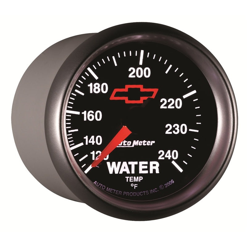 Autometer Sport-Comp II 2-1/16in 120-240 Deg Mechanical Water Temp Gauge - Bowtie Black-thumbmail-1