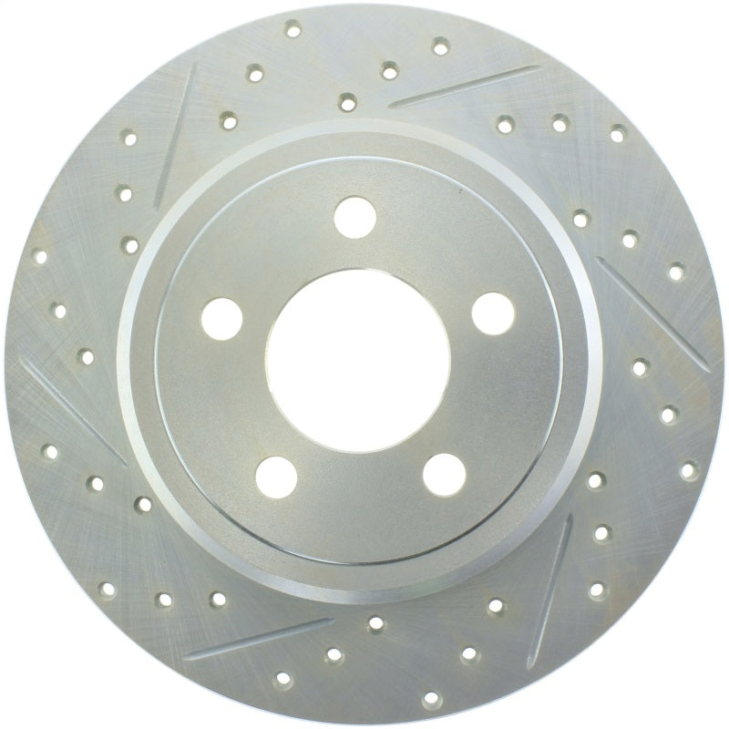 StopTech Select Sport 06-15 Dodge Charger/ 05-15 Chrysler 300 Slotted/Drilled Right Rear Brake Rotor-thumbmail-1