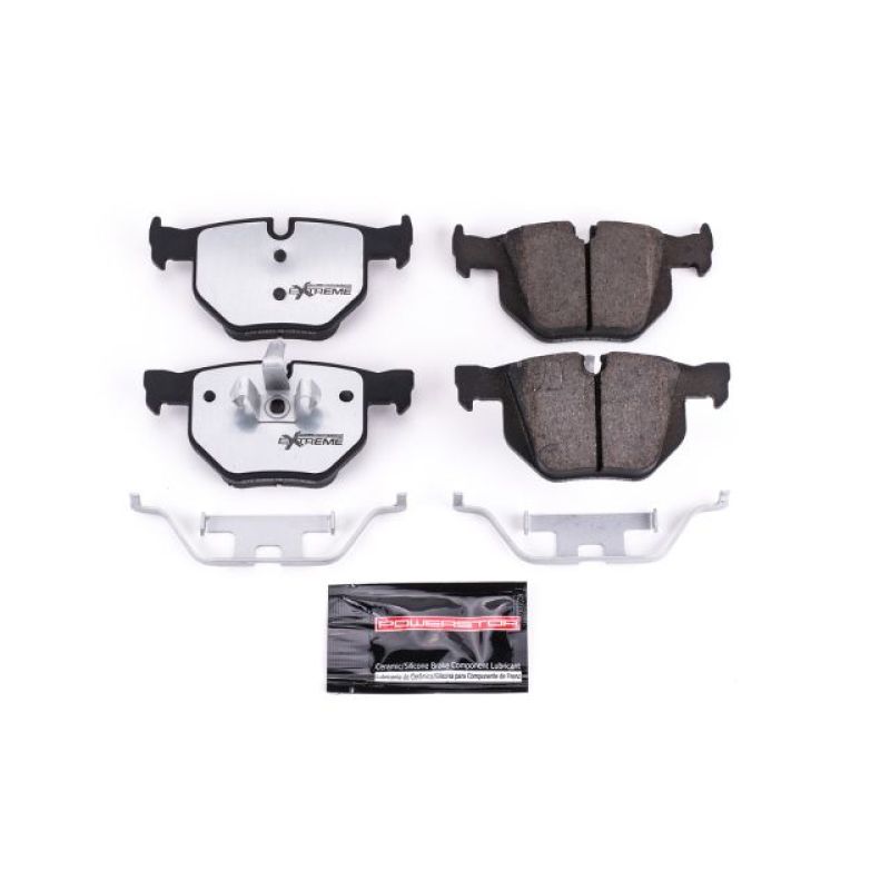 Power Stop 2006 BMW 330Ci Rear Z26 Extreme Street Brake Pads w/Hardware-thumbmail-1
