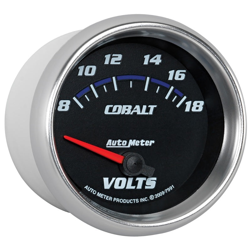 AutoMeter Gauge Voltmeter 2-5/8in. 18V Electric Cobalt-thumbmail-2