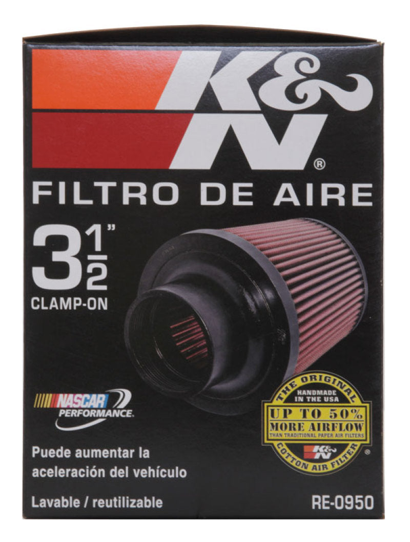 K&N Universal Rubber Filter 3 1/2inch ID FLG / 6inch Base / 4-5/8inch Top / 6inch Height-thumbmail-8