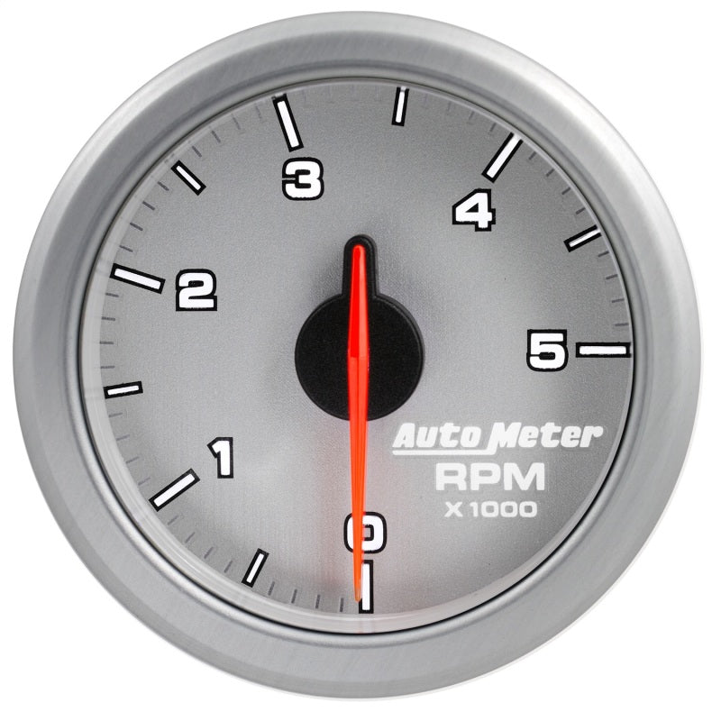 Autometer Airdrive 2-1/6in Tachometer Gauge 0-5K RPM - Silver-thumbmail-1