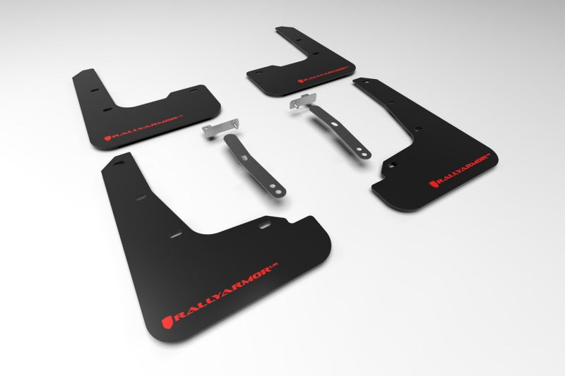 Rally Armor 21-23 Hyundai Elantra (Will Not Fit Elantra N/N Line) Black UR Mud Flap w/ Red Logo-thumbmail-2