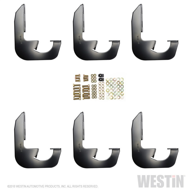 Westin 2015-2018 Chevrolet/GMC Colorado/Canyon Crew Cab Running Board Mount Kit - Black-thumbmail-1