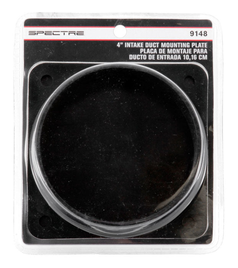 Spectre Intake Tube/Duct Mounting Plate (ABS) 4in. OD-thumbmail-3