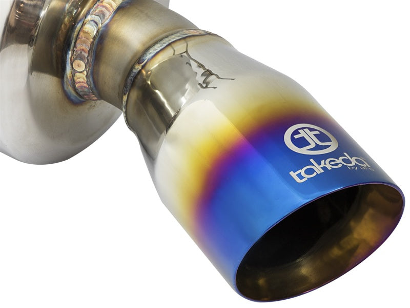 aFe POWER Takeda 16-17 Honda Civic I4-1.5L (t) 2.5-2.25in 304 SS CB Dual-Exit Exhaust Blue Tips-thumbmail-4