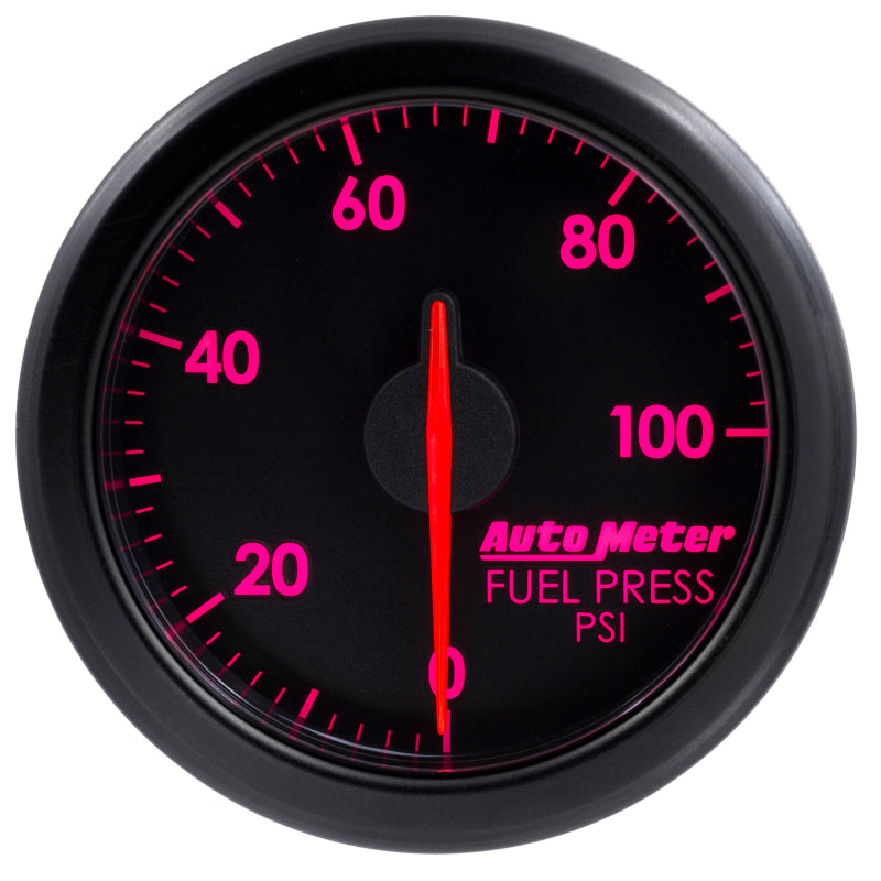 Autometer Airdrive 2-1/6in Fuel Pressure Gauge 0-100 PSI - Black-thumbmail-1