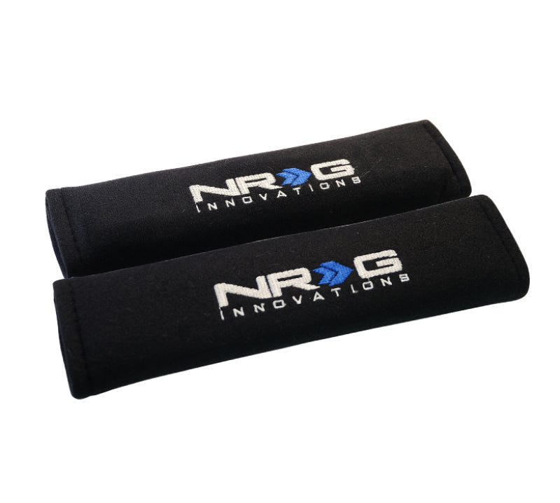 NRG Seat Belt Pads 2.7in. W x 11in. L (Black) Short - 2pc-thumbmail-1