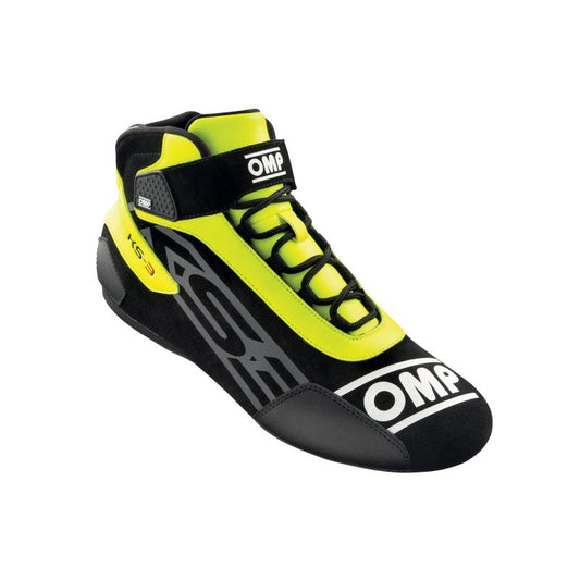 OMP KS-3 Shoes My2021 Black/Yellow - Size 32