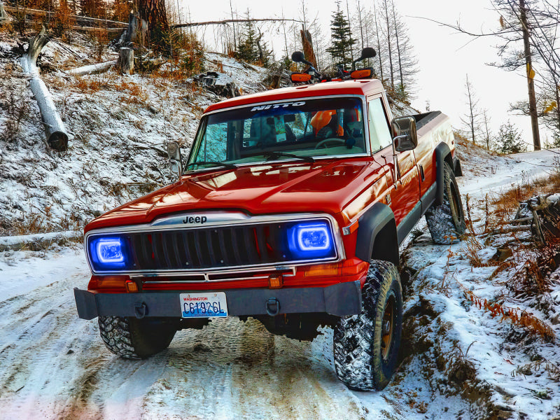 Oracle Pre-Installed Lights 7x6 IN. Sealed Beam - ColorSHIFT Halo-thumbmail-4