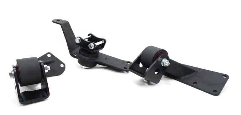 Innovative 00-09 S2000 Convestion Mount Kit (J-Series/Manual) Black Steel Mounts 75A Bushings-thumbmail-1