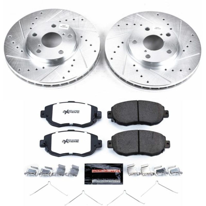 Power Stop 93-05 Lexus GS300 Front Z26 Street Warrior Brake Kit-thumbmail-1