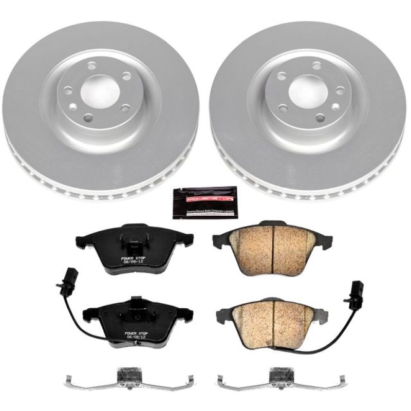 Power Stop 04-09 Audi S4 Front Z23 Evolution Sport Coated Brake Kit-thumbmail-1