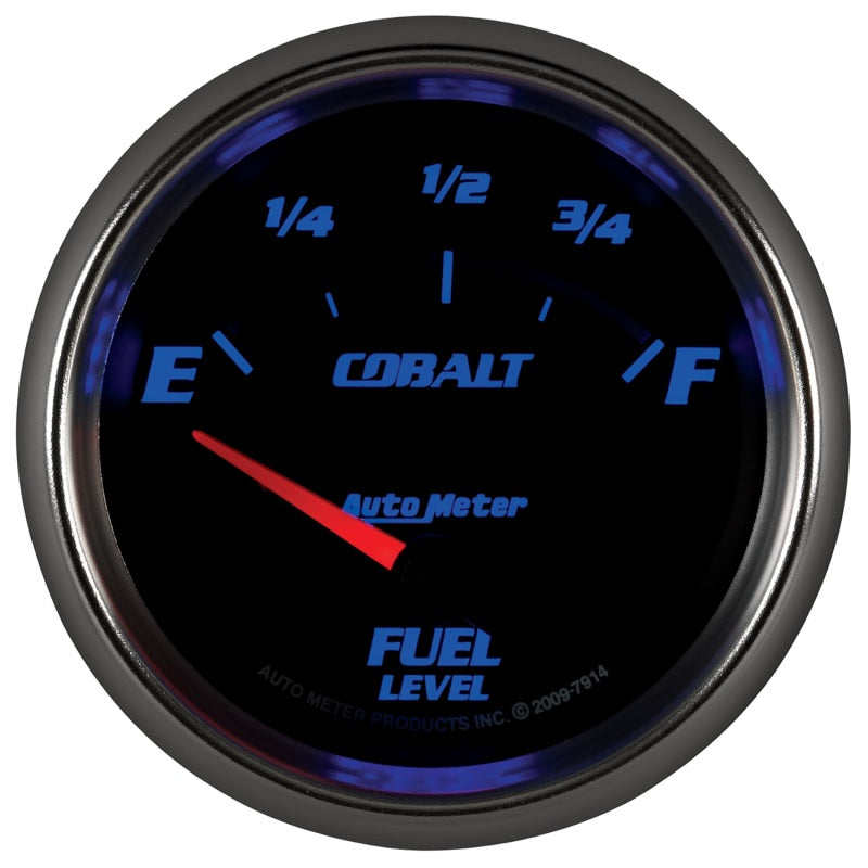 Autometer Cobalt 66.7mm 0-90 ohms Fuel Level Gauge-thumbmail-2