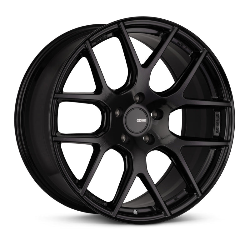 Enkei XM-6 18x8 5x114.3 40mm Offset 72.6mm Bore Gloss Black Wheel-thumbmail-1