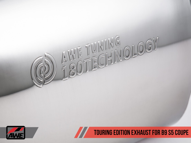 AWE Tuning Audi B9 S5 3.0T Touring Edition Exhaust - Black Diam Tips (102mm)-thumbmail-3