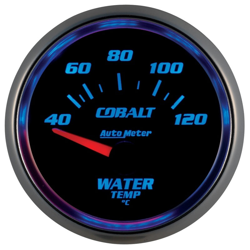 Autometer Cobalt 52mm Short Sweep Electronic 40-120 Deg C Water Temprature Gauge-thumbmail-2