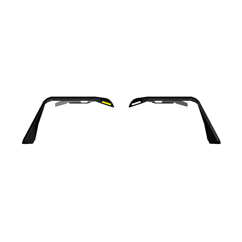 Road Armor 07-18 Jeep Wrangler JK Stealth Front Fender Flare Body Armor w/LED DRL - Tex Blk-thumbmail-1