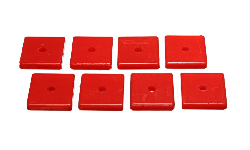 Energy Suspension Square Pad Set 2-1/16in Length x 2-1/16in Width x 3/8in Hole ID x 3/8in H-Black-thumbmail-1