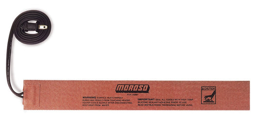 Moroso External Heating Pad - Self Adhesive - 2in x 15in - 150 Watts/110 Volt 36ft Cord
