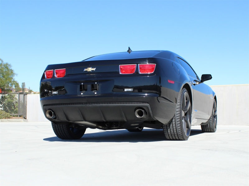 aFe MACHForce XP Exhaust 2.5in Stainless Steel CB/10-13 Chevy Camaro V6-3.6L (td) (gloss blk tip)-thumbmail-2