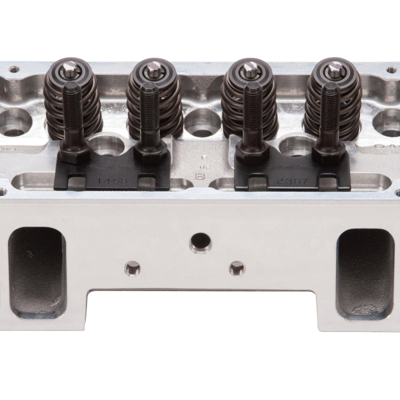 Edelbrock Cylinder Head Victor Jr SBC 23 Deg 220cc Complete for Hydraulic Roller Cam-thumbmail-1