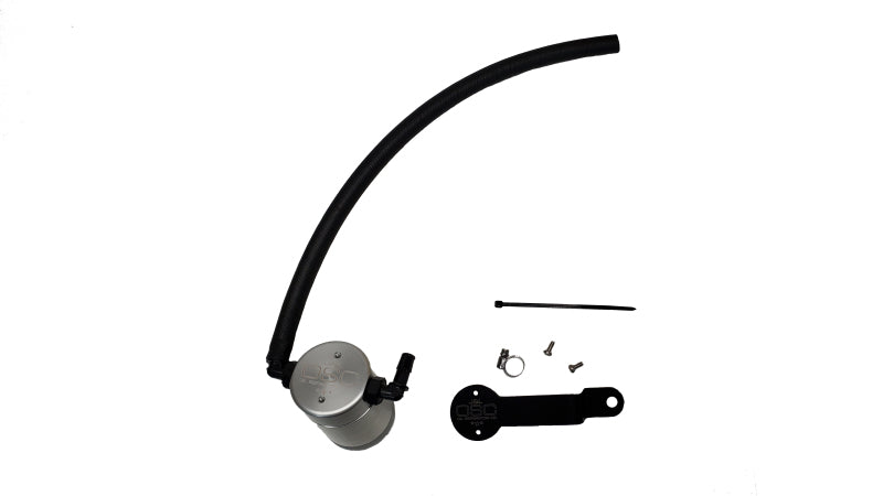 J&L 17-23 Honda CRV 1.5L Turbo Passenger Side Oil Separator 3.0 - Clear Anodized-thumbmail-1