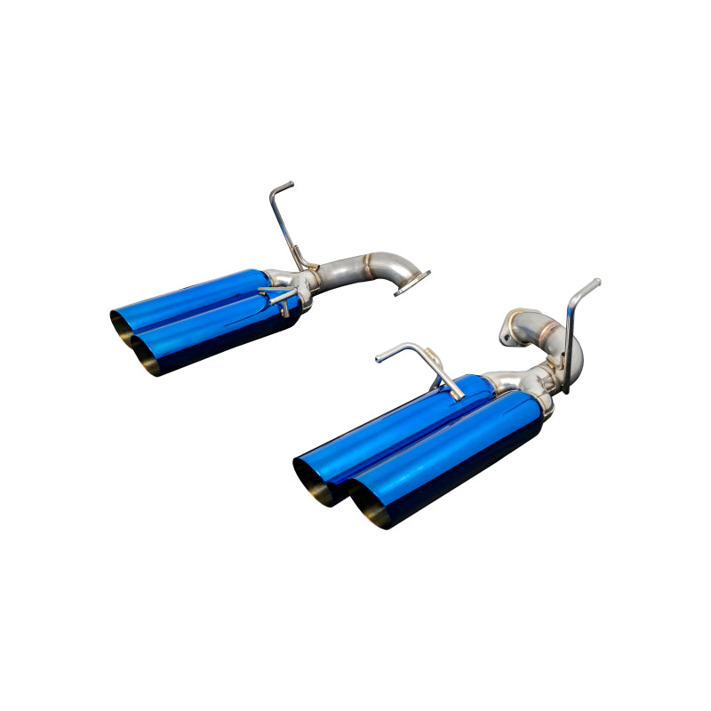 Remark 2015+ Subaru WRX/STI VA Boso Edition Axle Back Exhaust w/ Burnt Blue Single Wall Tip-thumbmail-1