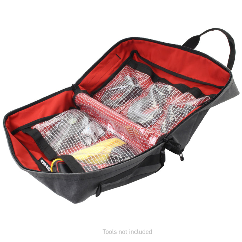Go Rhino XVenture Gear Recovery Bag (7.5x11.5x18in. Closed) 12oz Waxed Canvas - Black-thumbmail-3