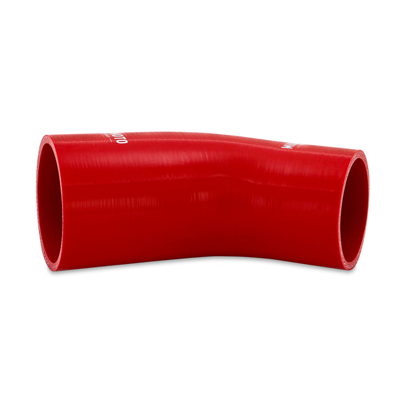 Mishimoto Silicone Reducer Coupler 45 Degree 2.5in to 2.75in - Red-thumbmail-2