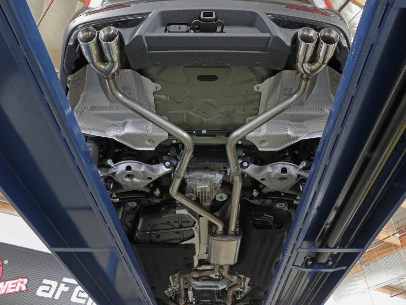 aFe MACH Force-Xp 2.5in. 304 SS C/B Exhaust 20-21 Ford Explorer V6-3.0L - Black Tip-thumbmail-2