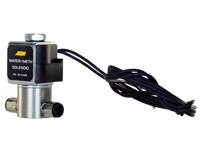 AEM Water/Methanol Injection System - High-Flow Low-Current WMI Solenoid - 200PSI 1/8in-27NPT In/Out-thumbmail-2