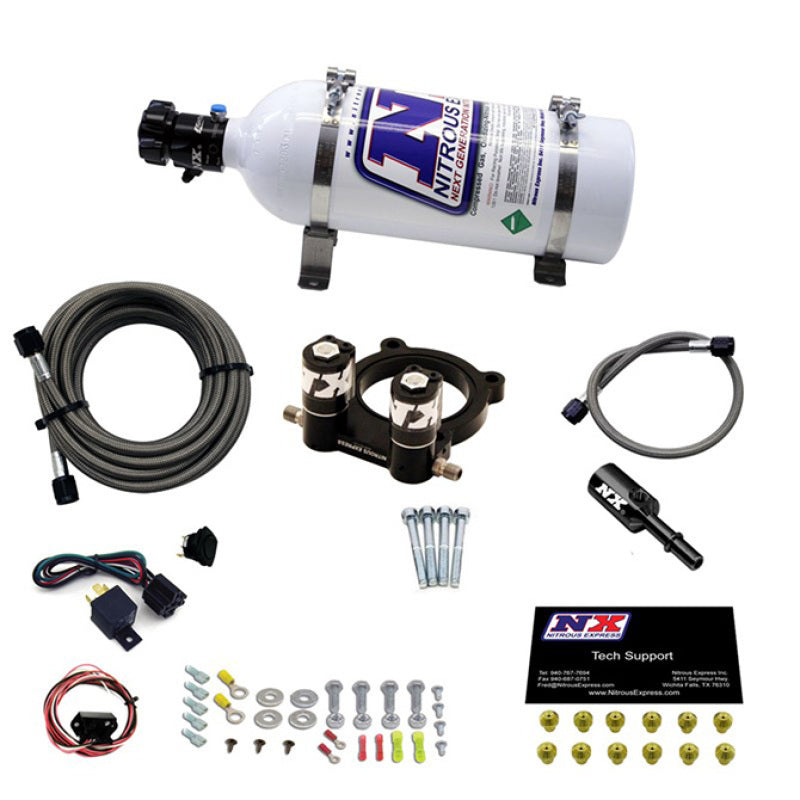 Nitrous Express Ford 2.3L Ecoboost Nitrous Plate Kit w/5lb Bottle-thumbmail-1