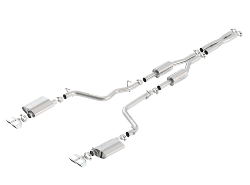 Borla 09-14 Dodge Challenger R/T 5.7L RWD 2Dr. 2.5in. ATAK CB Exhaust - Dual Split Rear Exit-thumbmail-1