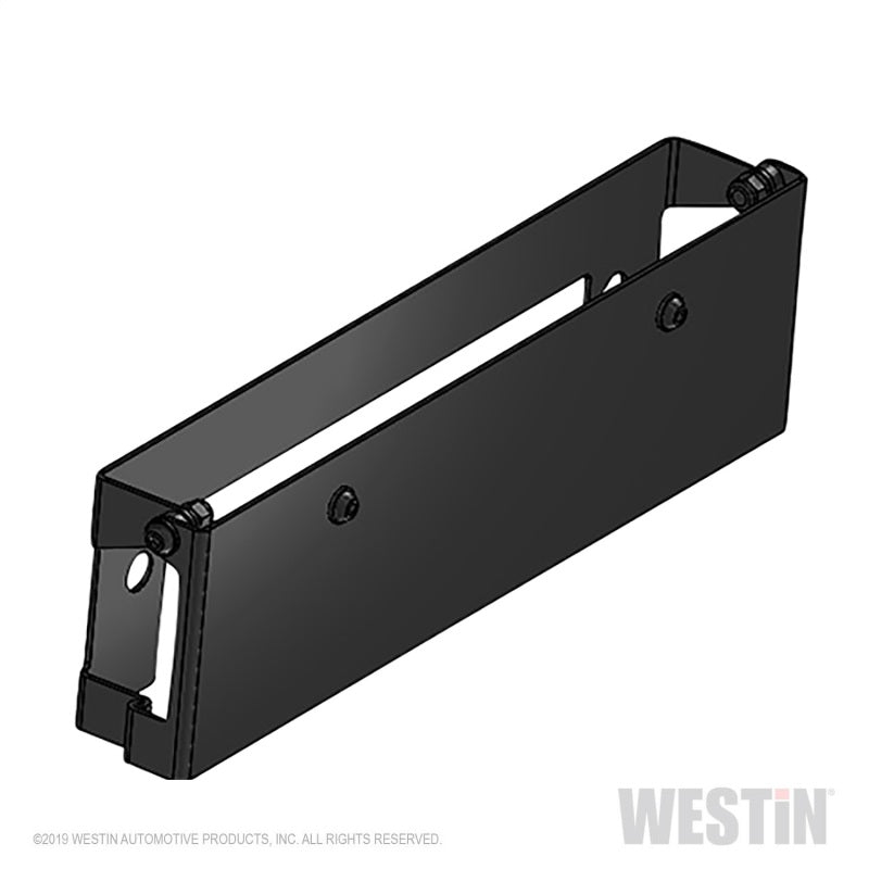 Westin Winch Mount License Plate Re-locator - Black-thumbmail-3