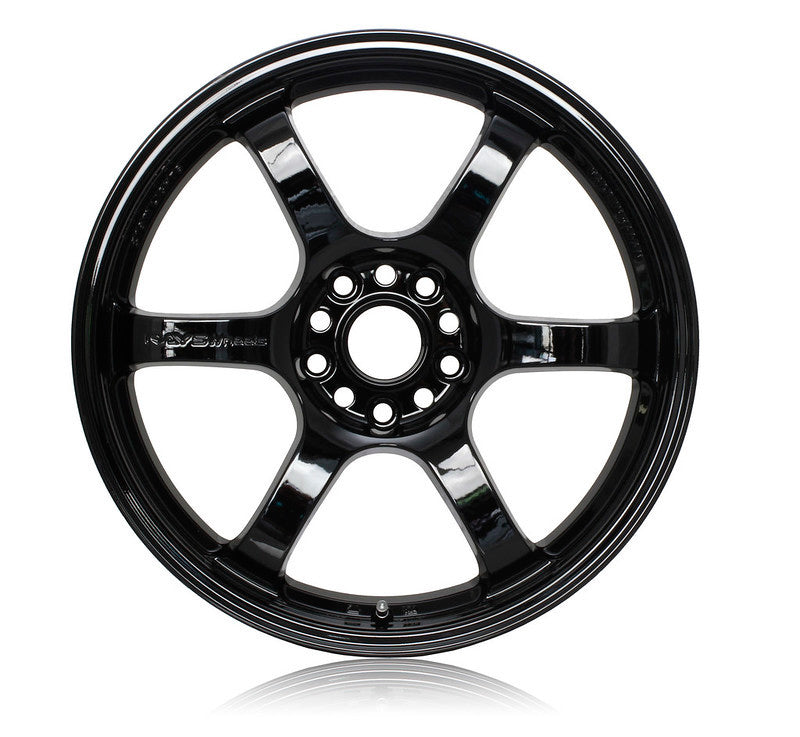 Gram Lights 57DR 17x9.0 +38 5-100 Glossy Black Wheel-thumbmail-1