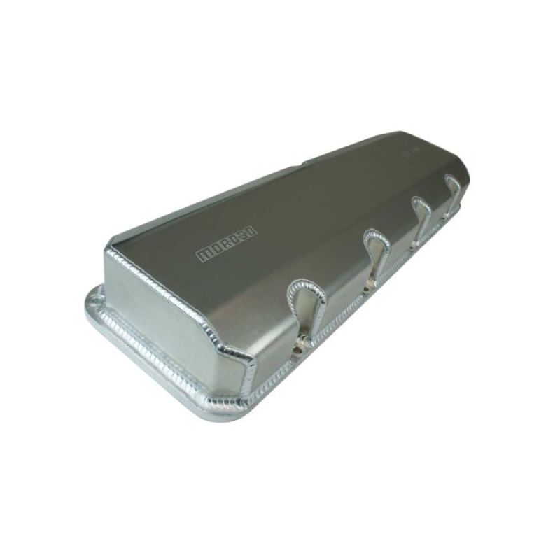 Moroso 18 Deg Style Edelbrock Cyl Head Fabricated Aluminum Billet Rail 3in Tall Valve Cover-thumbmail-1