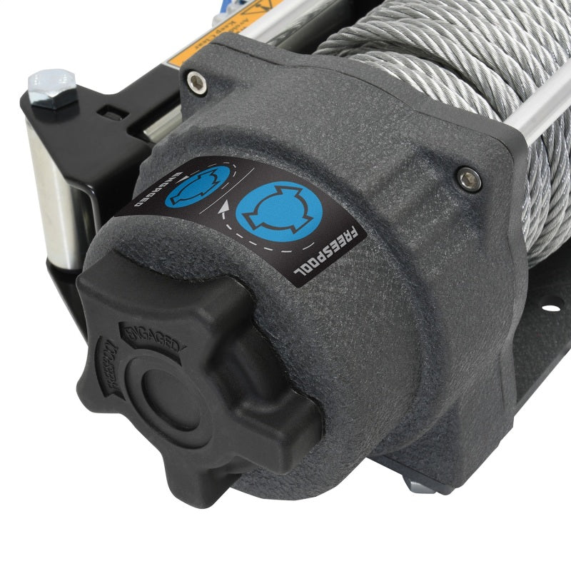 Superwinch 4500 LBS 12V DC 15/64in x 50ft Steel Rope Terra 4500 Winch - Gray Wrinkle-thumbmail-2