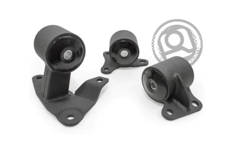 Innovative 94-97 Accord F-Series Black Steel Mounts 95A Bushings (Auto to Manual)-thumbmail-1