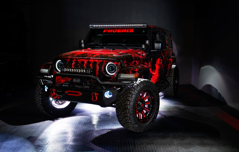 Oracle LED Illuminated Wheel Rings - ColorSHIFT - 15in. - ColorSHIFT No Remote-thumbmail-2