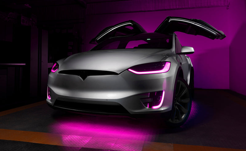 ORACLE Lighting 16-21 Tesla Model X Dynamic ColorSHIFT Headlight & Fog Light DRL Upgrade Kit-thumbmail-2