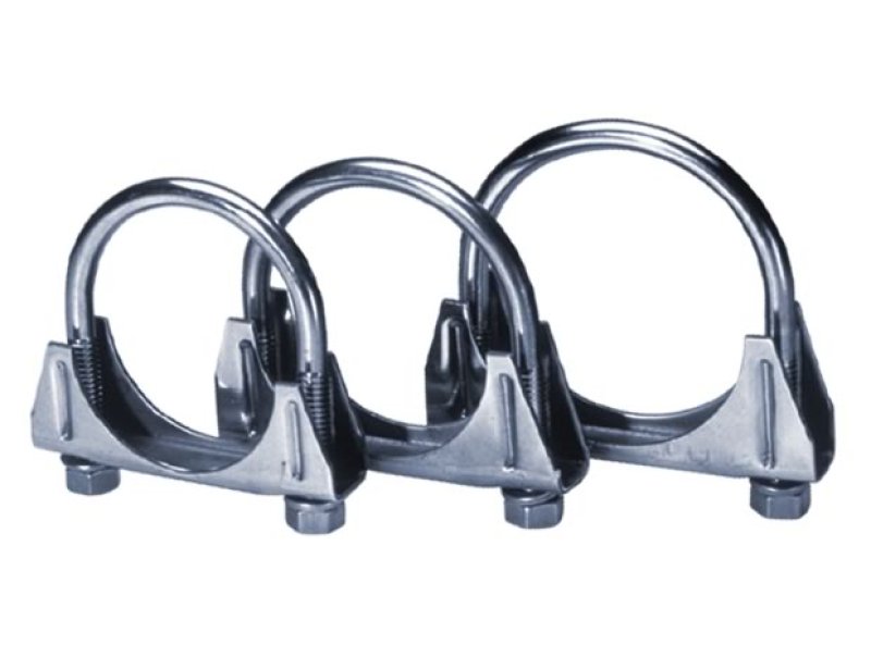 Borla Universal 2-1/2in Stainless Saddle Clamps-thumbmail-1