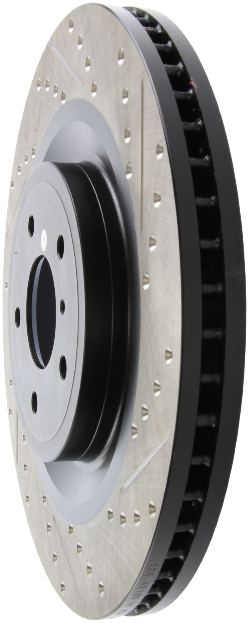 StopTech Infiniti G37 / Nissan 370Z SportStop Slotted & Drilled Front Left Rotor-thumbmail-4